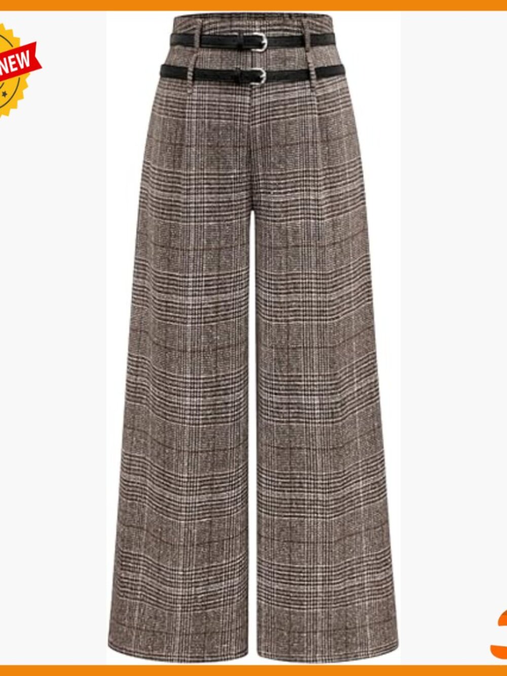 Plus Size Wide Leg Palazzo Pants High Waisted Work Office Tailored